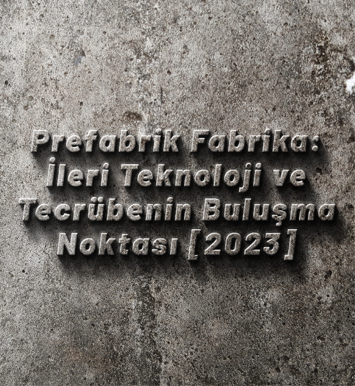 Prefabrik Fabrika: İleri Teknoloji ve Tecrübenin Buluşma Noktası [2023]