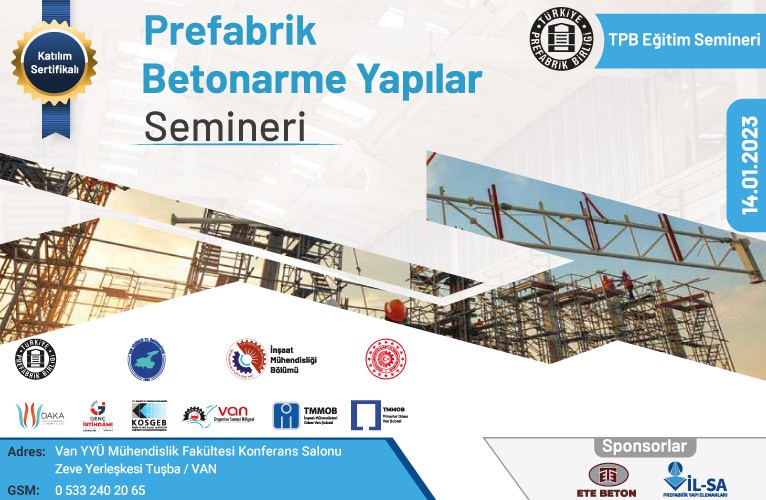 Prefabrik Betonarme Yapılar Semineri